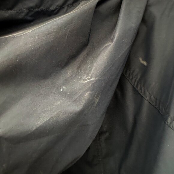 SOLD Athleta Overcloud Jacket Womens Navy Hood Nylon-Size S-Zip Front Pocket - Picture 5 of 9